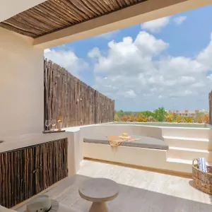 Private Pool And Rooftop In Aldea Zama, 24 7 Security In A Gated Community 15 Apartamento Tulum